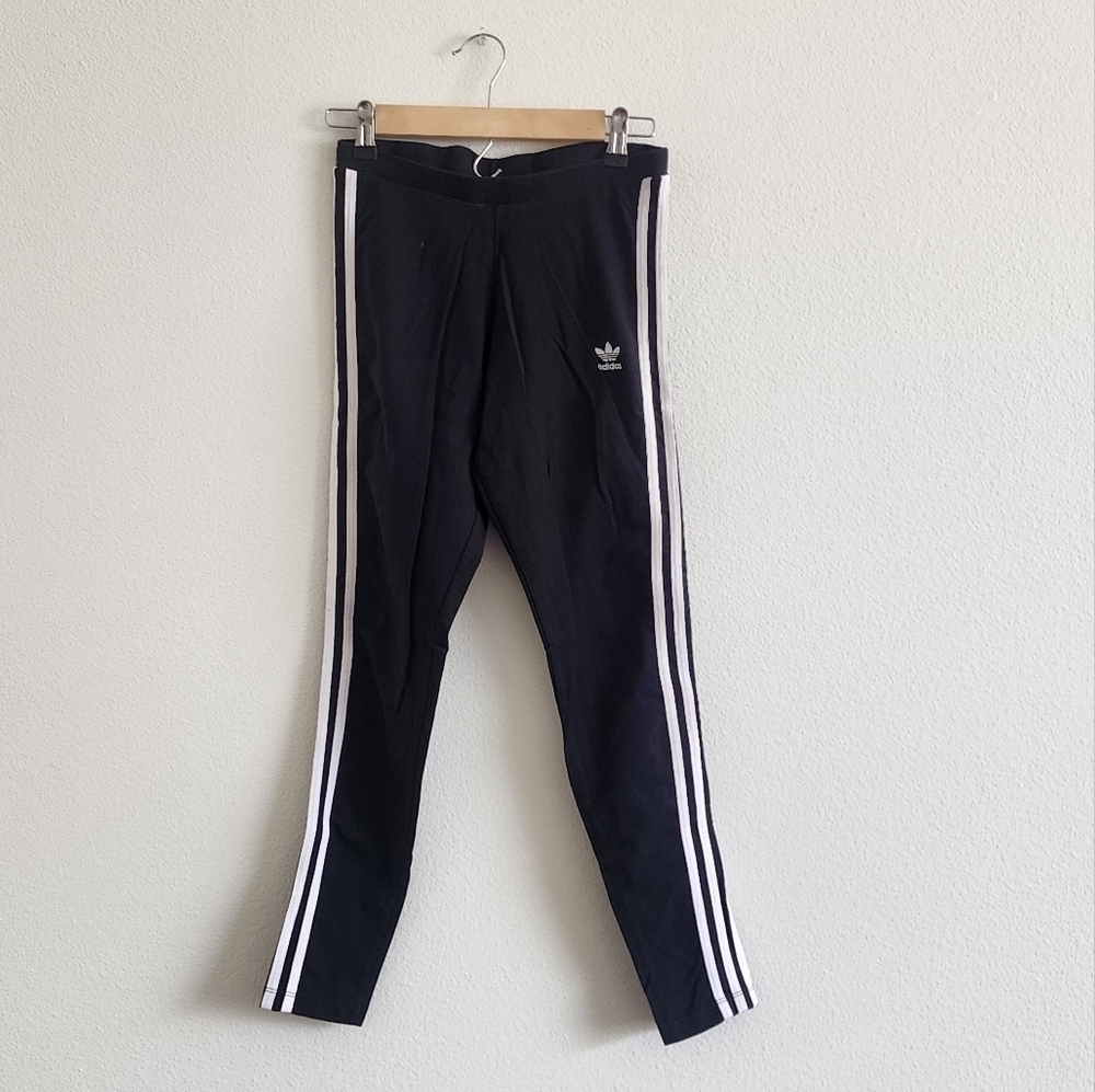 Adidas Womens Athletic Leggings in Black size Small